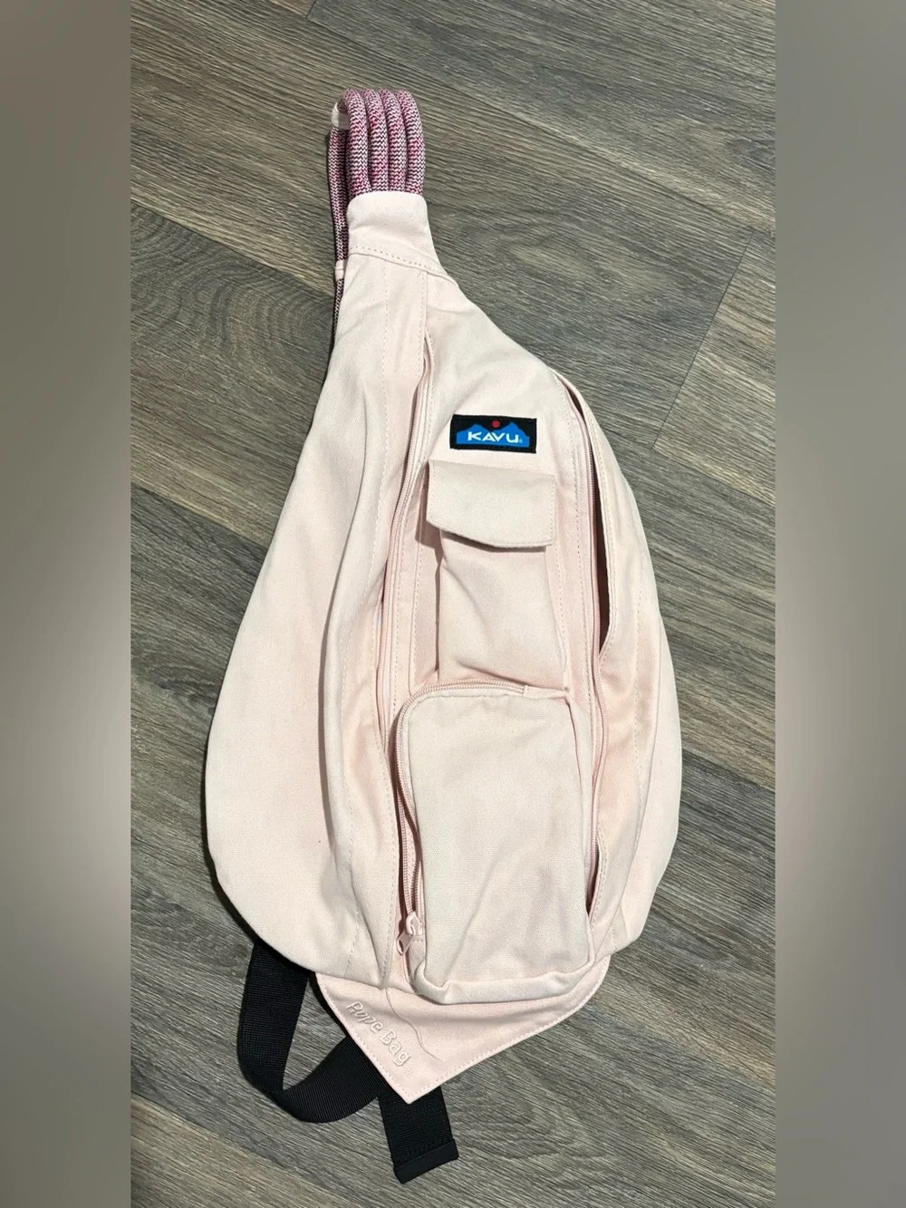 Kavu Rope Sling Bag Canvas Rosewater